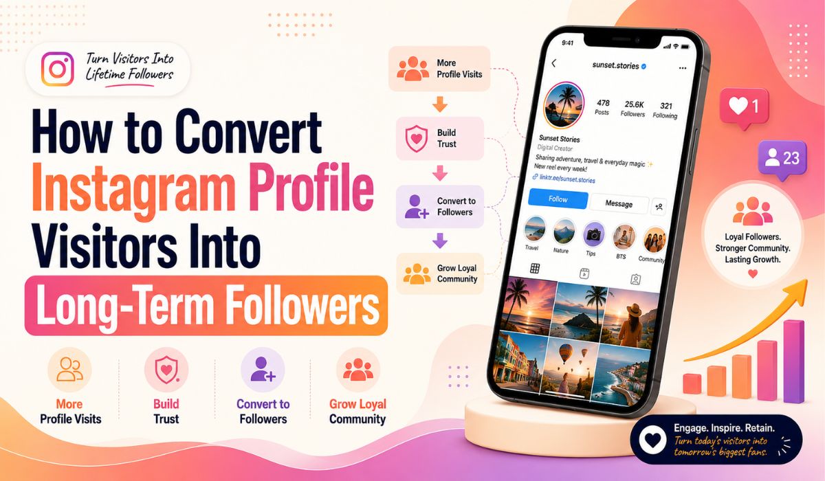 How to Convert Instagram Profile Visitors Into Long-Term Followers